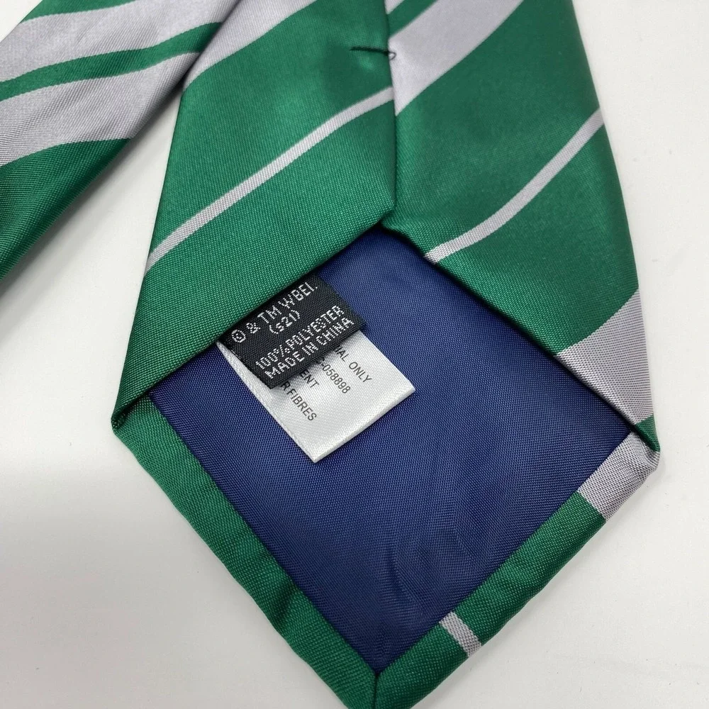 Harry Potter Slytherin‎ Tie Costume Green Gray Polyester Necktie Wizarding World